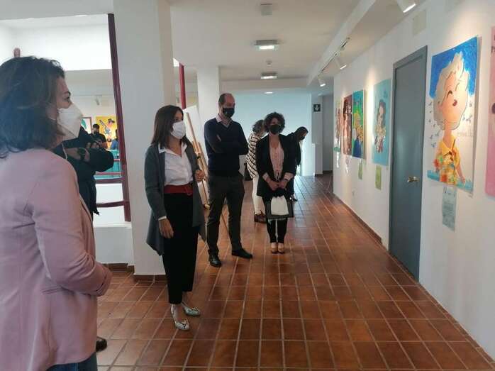 Los trabajos los realizaron estudiantes del CEIP San Juan con motivo del Día Internacional de la Mujer / TA